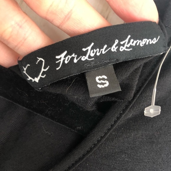 For Love and Lemons NWT maxi black crochet dress - Picture 5 of 8